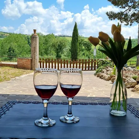 בית נופש Val D'orcia Deluxe 3 Incantevole Casa Con Vista Sulle Colline, Wifi E Parcheggio *