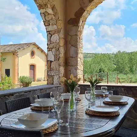 Val D'orcia Deluxe 3 Incantevole Casa Con Vista Sulle Colline, Wifi E Parcheggio