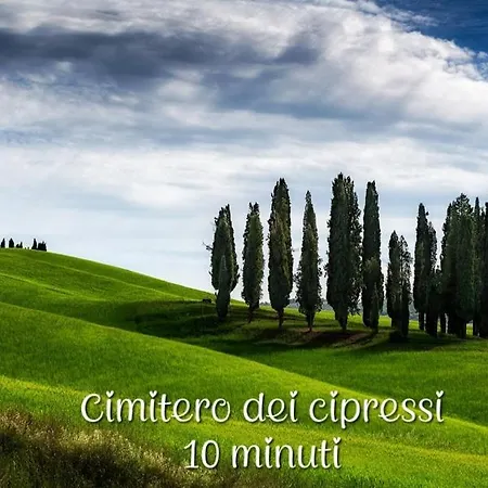 Val D'orcia Deluxe 3 Incantevole Casa Con Vista Sulle Colline, Wifi E Parcheggio