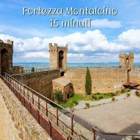 펜션 Val D'orcia Deluxe 3 Incantevole Casa Con Vista Sulle Colline, Wifi E Parcheggio
