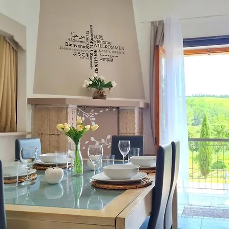 Hébergement de vacances Val D'orcia Deluxe 3 Incantevole Casa Con Vista Sulle Colline, Wifi E Parcheggio