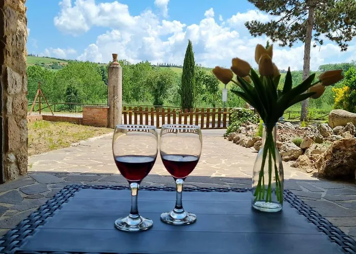 בית נופש Val D'orcia Deluxe 3 Incantevole Casa Con Vista Sulle Colline, Wifi E Parcheggio *