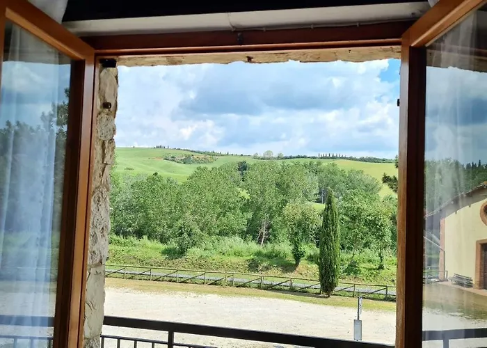 Val D'orcia Deluxe 3 Incantevole Casa Con Vista Sulle Colline, Wifi E Parcheggio בית נופש