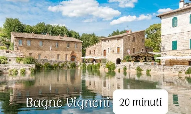 בית נופש Val D'orcia Deluxe 3 Incantevole Casa Con Vista Sulle Colline, Wifi E Parcheggio סן ג'יובאני ד'אסו